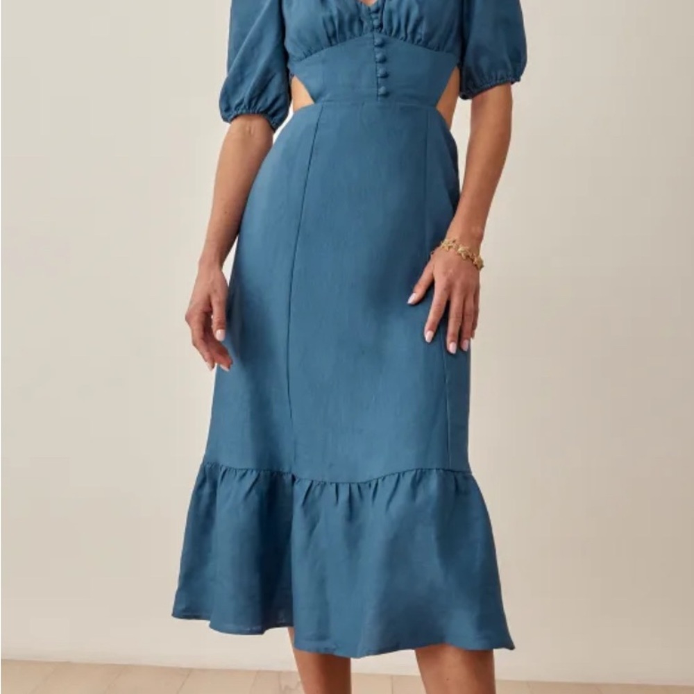 Reformation Maryam Linen Dress